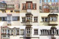 Collage of the ancient unique windows