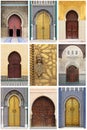 Arabic oriental styled doors