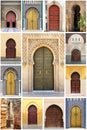 Arabic oriental styled doors