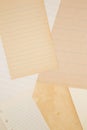 Vintage Paper on a White Background Royalty Free Stock Photo