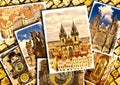 Collage of beautiful Prague. Royalty Free Stock Photo