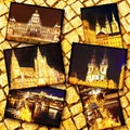 Collage of beautiful Prague. Royalty Free Stock Photo