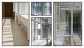 Collage of building windows
