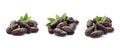 Collage of cacao bean Royalty Free Stock Photo