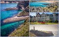 Collage of Cantabria Spain. Royalty Free Stock Photo
