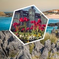 Collage of Cantabria Spain. Royalty Free Stock Photo