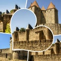 Collage of Carcassone images my photos.