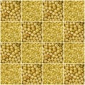 Collage consisting of millet and couscous grains