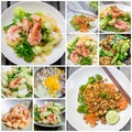 Collage of food Royalty Free Stock Photo