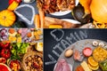 Collage of foods containing vitamin D Royalty Free Stock Photo