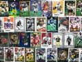 Collage of Football Cards