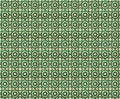 Collage of green pattern tiles in Portugal