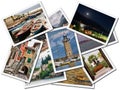 Collage of Lake Garda photos Royalty Free Stock Photo