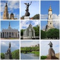 Landmarks of Kharkiv Royalty Free Stock Photo