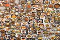 Collage of lots of food Royalty Free Stock Photo