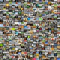 Collage of many different photos - 600 pcs