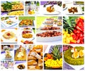 Collage Menu Royalty Free Stock Photo