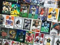 Collage of Football Cards