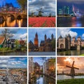 Collage of Netherlands travel images my photos