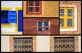 Collage of Old Berber windows