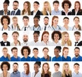 Collage Of People Belonging From Different Professions Royalty Free Stock Photo