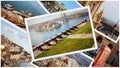 Collage photos beautiful views of Malta