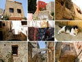 Collage of photos from Rhodes, old town