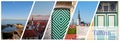Collage of photos of Tallinn Royalty Free Stock Photo