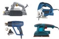 Collage of power tools