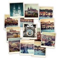 Collage Prague Sights Royalty Free Stock Photo