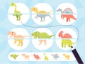 Puzzle game for preschool and school age children. Royalty Free Stock Photo