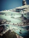 Collage of Rio de Janeiro (Brazil) images - travel background (my photos)