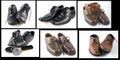 Collage of shoes Royalty Free Stock Photo