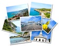 Collage of Sichang Islands ,Chonburi, Thailand postcards