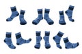 Collage of socks