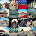 Collage of some places in China