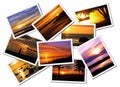 Collage of sunsets