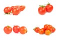 Collage of tomatoes cherry Royalty Free Stock Photo
