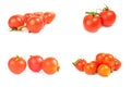 Collage of tomatoes cherry