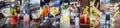 Collage of various cocktails on the world. Best mixed drinks - Old fashioned Mojito Negroni Daiquiri Aperol Spritz etc. Set 2 of 3