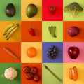 Collage Of Various Fruits And Vegetables