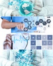 Collage of Various modern medical