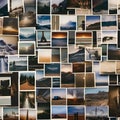 A collage of vintage Polaroid photographs and handwritten notes, evoking a nostalgic and personal touch5, Generative AI