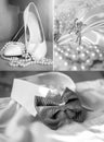 A collage of wedding photos, fashion, beauty