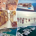 Collage of Zadar - Croatia - travel background - my photos