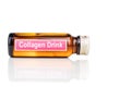 Collagen drinks in bottle as supplement for beauty, anti ageing and wellness