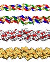 Collagen model protein, chemical structure. Essential component of skin, bone, hair, connective tissue, etc