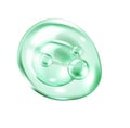 Collagen molecule structure inside transparent green bubble Royalty Free Stock Photo