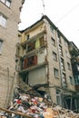 Collapse of apartment house