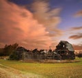 Collapsed Barn In Michigan Royalty Free Stock Photo